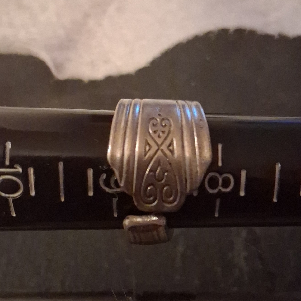 NATIONAL SILVER COMPANY SPOON RING